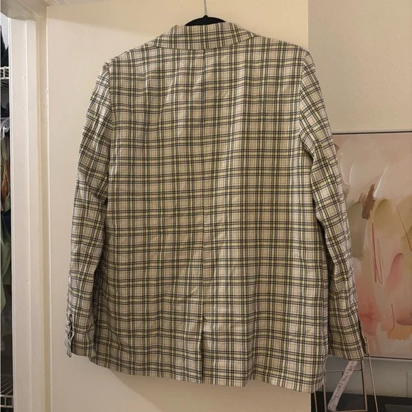 NWOT Topshop Plaid Blazer - Picture 8 of 8
